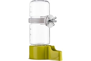 KIVRIMLARV Distributore di acqua per uccelli, alimentatore automatico per uccelli, distributore d'acqua per pappagalli, alimentatore automatico per acqua, comodo dispenser automatico di acqua per uccelli