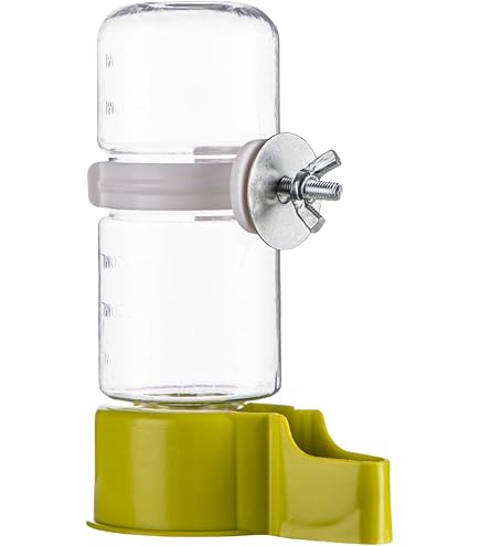 Abreuvoir Double Bec Transparent Pour Oiseaux De Cage - Anti-éclaboussures, Remplissage Automatique, 10x4x4 Cm