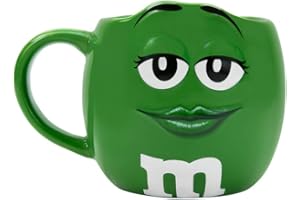 MY M&M'S Mugs M&M'S - Tasse M&M'S à l'éffigie des personnage M&M'S - Idée de cadeau original pour faire plaisir ou remercier (Vert)