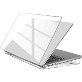 NovStrap Apple MacBook Pro 14 in&ccedil; M5 &Ccedil;ip A3434 ile Uyumlu Kılıf Sert Parlak Koruma Kapağı ŞEFFAF