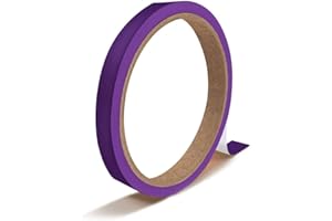 GREENSTIK MATERIALS 6mm x 10m Self Adhesive Coloured Vinyl Pinstripes Car, Vehicle Graphics & Detailing (Pinstripe Purple 6mm)