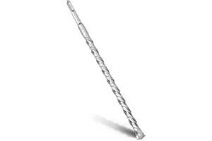 MOXPIFY Foret SDS Plus 16 x 260 mm - Foret à béton avec 4 tranchants en carbure et double hélice - Pour béton, pierre, pierre naturelle