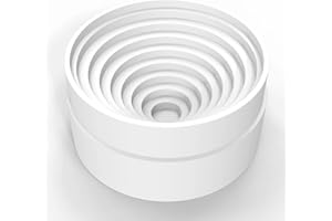 Labasics Plastic Flask Stand, Stackable Polypropylene Round Bottom Flask Stand Flask Holder for Round Bottom Flasks up to 5 L, 90 mm