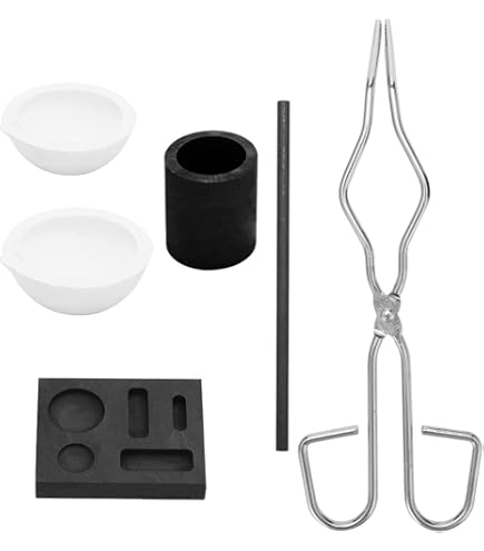 Pinza Per Crogiolo In Acciaio - Morsetto Per Forni Fusione Oro E Laboratorio