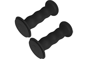 cyclingcolors Paire de poignée vélo 19mm Longeur 85mm draisienne Trottinette Tricycle Paire sécurité fermée, Noir