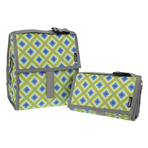 Pack it PKT-PC-GEO Geometric Kühltasche, 4,7 L, Wassertanks - 4