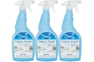 JANIT-X ALL YOUR JANITORIAL NEEDS Airpure Fabric Freshener, 3 x 750ml Spray Bed Linen | Carpets | Clothing | Car Seats |