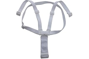 Chicco Harnais de sécurité de rechange pour chaises hautes Polly 2 en 1 et Polly Magic – Gris