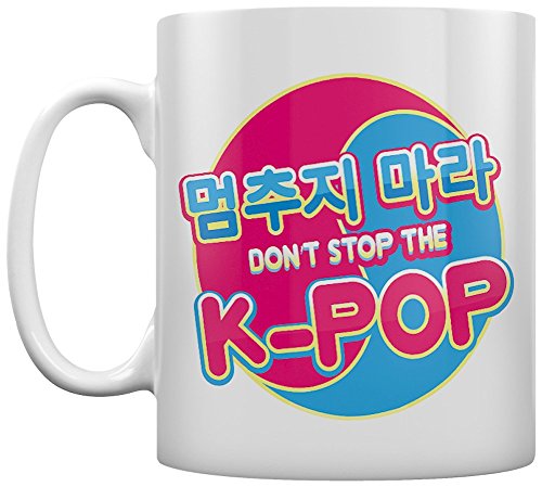 GrindstoreDon't Stop The K-Pop Mug for Tea or Coffee White