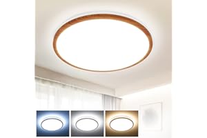 DINGLILIGHTING Bedroom Lights Ceiling, Dimmable Flush Mount LED Ceiling Light with Remote Control, Ultra-Thin Office Ceiling Lights 35W for Bedroom, Kitchen,Living Room,Hallway