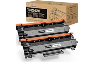 colorfly TN2420 TN-2420 Toner Cartridge for Brother TN2410 TN-2410 for DCP-L2510D L2530DW L2550DN HL-L2310D L2350DW L2357DW L2370DN L2375DW MFC-L2710DN L2710DW L2730DW L2750D(2 Black)