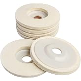 Fitepro Y&uuml;n ke&ccedil;e parlatma diski, 5 adet, 100 mm, a&ccedil;ılı taşlama makinesi i&ccedil;in parlatma diski pedi, zımpara aleti, metal, cam, 