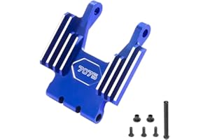 PALUMMA Soporte de asiento de grifo delantero para LOSI 1/4 Promoto-MX RC aleación de aluminio 7075 accesorios de actualización soporte de estructura de choque, piezas de repuesto, azul