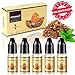 Produktbild E Liquids 5 X 10ml,Tabak Geschmack für E Zigarette Starter Set SMOK E Shisha,STARKIT E liquid Aroma PG70% VG30% 0mg Kein Nikotin USA MIX|Tabak|RY4|Virginia|Desert Geschmack EJuice