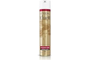 L'Oreal Hairspray by Elnett for Coloured Hair UV Filter Strong Hold & Shine, 200 ml