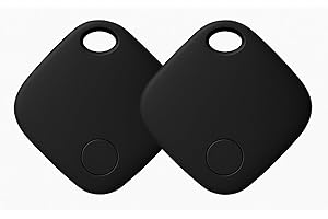 2-Pack Oscanna Tracker Tag using Google Find My Device (ANDROID ONLY) (Black)