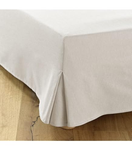 Gonna Letto Pizzo 38 Cm - Giroletto Elastico Tre Lati, Per Letti Singoli/Matrimoniali, Antipolvere - Foto 9