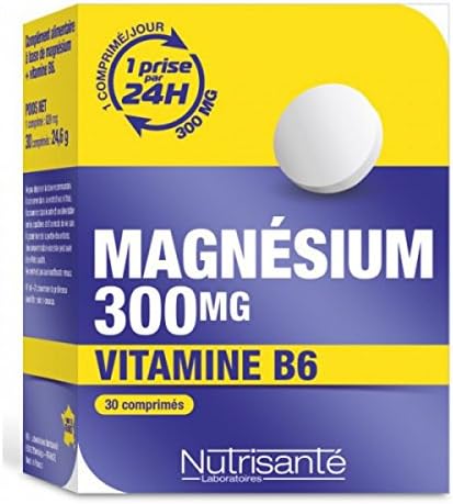 Nutrisanté Magnesium 300mg Vitamin B6 30 Tablets