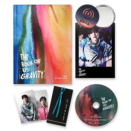 Preisvergleich Produktbild DAY6 5th Mini Album - The Book Of Us : Gravity [ MATE ver. ] CD + Photobook + Photocards + Postcard + Bookmark + FREE GIFT / K-POP Sealed