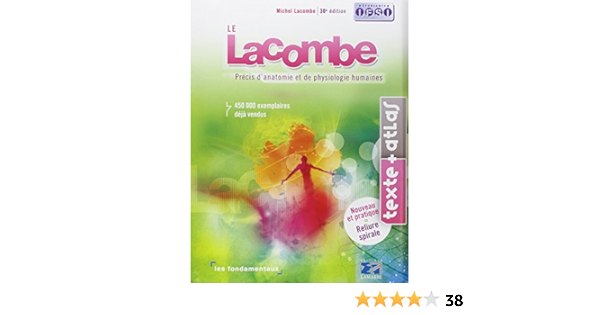 Amazon Fr Le Lacombe Precis D Anatomie Et De Physiologie Humaines Pack De 2 Volumes Lacombe Michel Livres