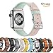 Produktbild Chok Idea Leder Strap Compatible with Apple Watch Armband 42mm 44mm,Echtleder Strap Ersatz Armband mit Secure Metal Schnalle Replacement for iWatch Apple Watch Series 4 3/2/1,Candy Pink