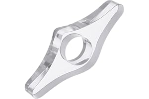 CEXUN 1 pz Bookmark,Segna libro,Segnalibri particolari,Anello per Pollice Trasparente,regali per gli amanti dei libri,10 mm di spessore(medio)