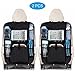 Produktbild Rovtop 2 pcs Rückenlehnenschutz Utensilientasche für iPod, Notebook, Kindle, iPhone,Getränke und Spielzeug Kick-Matten-Schutz Rücksitztaschen mit Tablet Halterung bis zu 10.1 Zoll