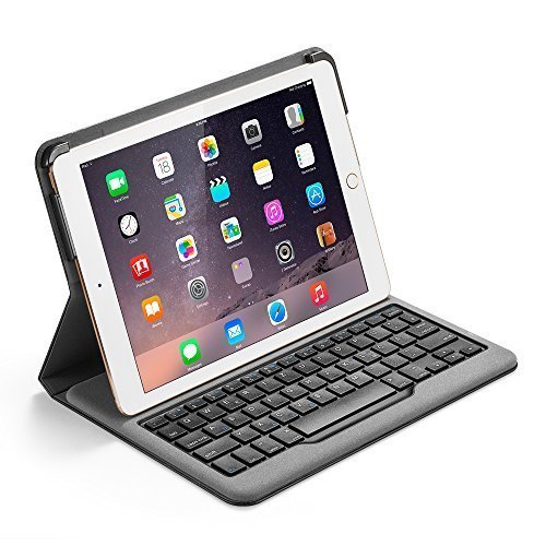 Anker Bluetooth Folio Tastatur Case Hülle für iPad Air 2 — Smart Case mit Auto Wake / Sleep Funktion, Komfortable Tasten und 6 Monate Akkulaufzeit zwischen den Ladungen (ausschließlich für iPad Air 2) - 4