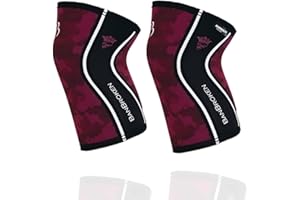 BB BANBROKEN Rodilleras BANBROKEN (2 unds) - 5mm Knee Sleeves - Gimnasio, Deporte Funcional, CrossTrain, Levantamiento de Pesas, Running y Otros Deportes. 1 PAR - Unisex.