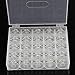 SODIAL(R) 25pcs Plastic Empty Bobbins Case For Brother Janome Singer Sewing Machine