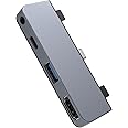 Hyper - HyperDrive 4-in-1 USB C Hub For iPad Pro - 3.5mm audio jack, USB-C Power Delivery, USB-A 3.0, 4K30Hz HDMI - Space Gray