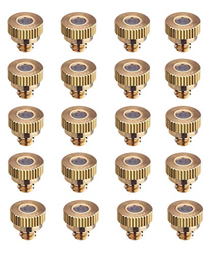 SUPERFOG SF190 Toberas de latón. Boquilla de nebulización, Dorado