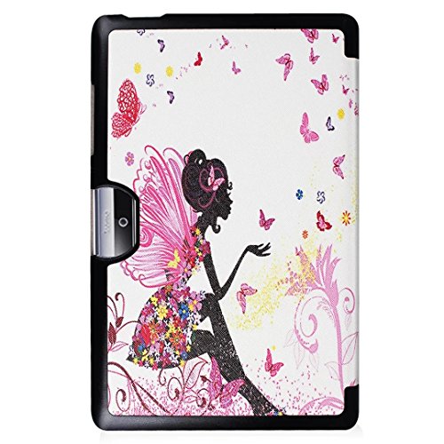 Schutzhülle für Acer Iconia Tab One 10 B3-A30 A3-A40 10.1 Zoll Case Bookstyle Cover Hülle + GRATIS Stylus Touch Pen (Schmetterling) - 4