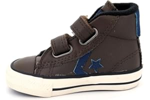 Converse - Star Player 2V Mid Enfant - 754355C - Chocolat/Marine