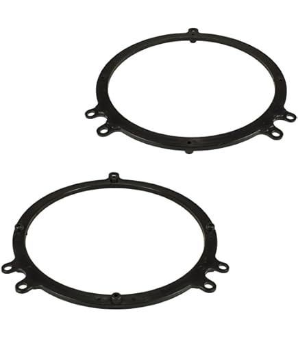tomzz Audio 4003-004 Kit d'installation Haut-parleurs Compatible avec Audi A3 8P A4 B6 B7 A8 Porte Avant 165mm système coaxial TA16.5-Pro