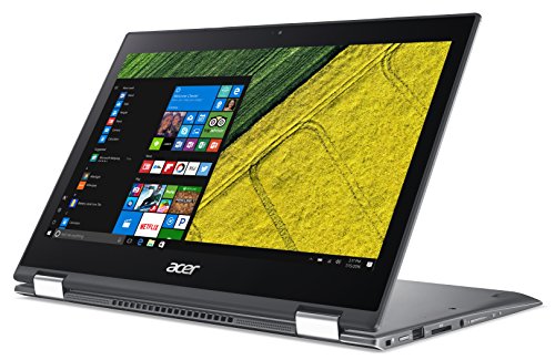 Acer Spin 5 SP513-52N-53HQ 13 3-Inch Notebook -  Steel Grey   Intel Core i5-8250U  8 GB RAM  256 GB SSD  Intel UHD Graphics 620  Windows 10 Home 