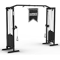 SPORTNOW Kabelzug Kraftstation - Cable Crossover Für Homegym