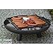 Produktbild Feuerschale auf Fuß + Grill Stahl, 80 cm