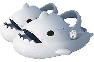 WUYISTAR Chanclas Tiburón Niñas Chanclas de playa para niños Sandalias antideslizantes para piscina Chanclas de Verano Rosa Menta Verde Azul Gris Amarillo Verde Oscuro