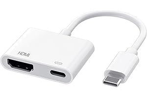 suuosl Adattatore da USB C a 4 K 60 Hz HD.MI per i Phone 15/16 Pro Max USBC a HDMI con convertitore da 100 W PD, da USB-C a digitale AV, adattatore HDMI a Tpye C per MacBook, i Pad, TV, proiettore