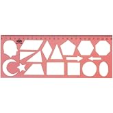 Hatas Geometrik Şablon Cetvel 25cm