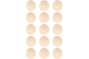 BESPORTBLE 15 STK Hockeyball Aus Holz Streethockeybälle Holzkugel Hockeyzubehör Bodenball Aus Holz Eishockey-trainingspucks Trainingshockeybälle Hockeybälle Im Freien Hölzern Beige