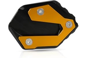 YIEBA Accessori moto Alluminio CNC Cavalletto laterale Ingrandisci Per MT-09 Tracer 2014-2023/MT-09 MT09 FZ-09 2013-2023/TRACER 900 TRACER 900 GT 2014-2023/XSR900 2015-2023 (Oro)