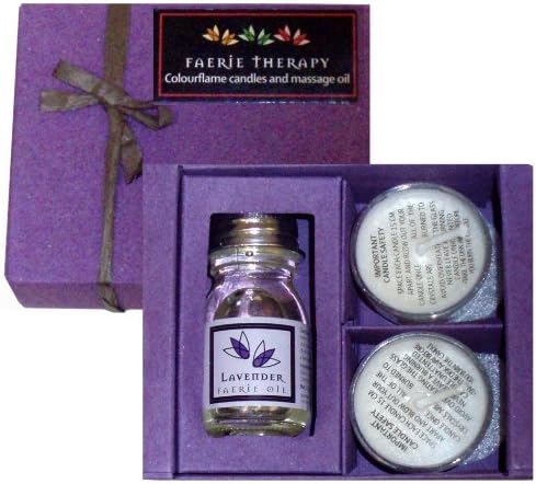 Lavender Faerie Therapy Lilac Tealights Coloured Flames