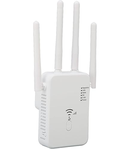 Ntech WiFi Versterker - 1200 Mbps - WPS Knop Router - WiFi Repeater Extender - WiFi Booster - Geschikt voor Ziggo, KPN, TP Link, Experia, Fritz, Zyxel, Devolo