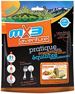 MX3 Adventure Four Cheese Fondue with Croutons Freeze Dry Meal Pouch