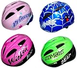 Coyote Kids Bike Helmet in Choice of Princess, Spider, Wicked and Zombie Style.