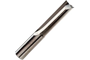 RENNIE TOOL COMPANY Rennie Tools - 4mm x 22mm Flute - Solid Carbide 2 Flute Straight Bit Router Cutter Plunge Endmill for Wood, MDF Etc