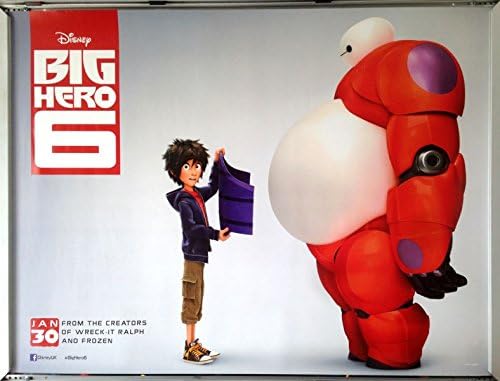 FavouriteFilm Cinema Poster: BIG HERO 6 2015 (Advance Quad) Ryan Potter Jamie Chung