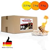 Kaminanzünder by ActiveVikings® 3kg ca 180 Stück |...
